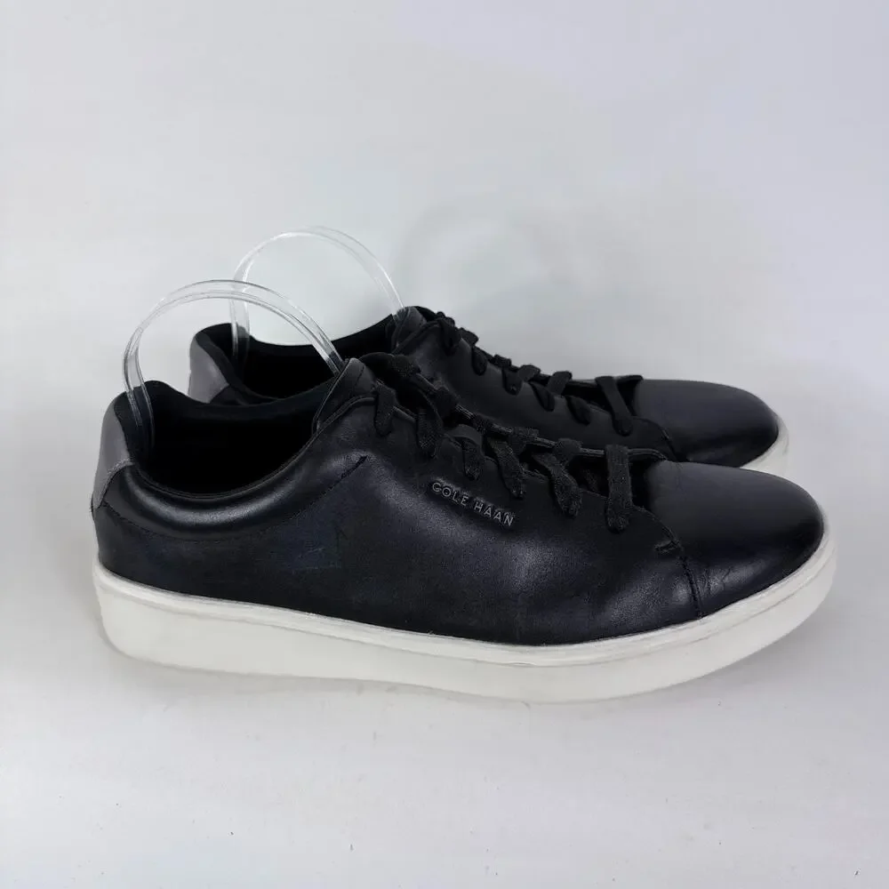 Cole Haan Grand Crosscourt Trainer Sneakers Men's 13 Black Leather Walking